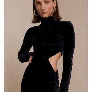 A.L.C Velvet Cutout Dress